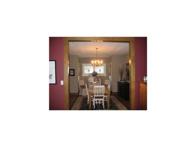 Dining Area. Formal Dining room framed by original