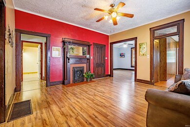 The interior is nicely remodeled with tasteful dec
