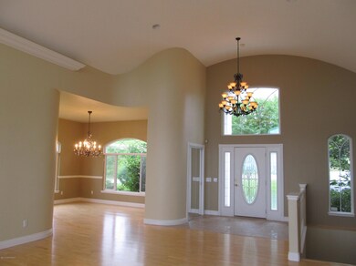 Entrance. Living Room. Dining Room.