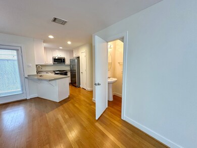 This floor plan has a half bathroom conveniently l