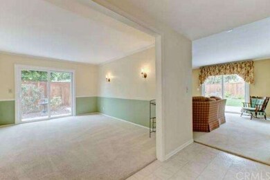 Spacious dining room adjacent to kitchen and famil