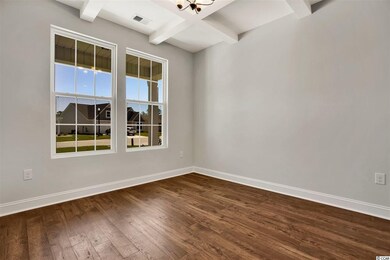 Has coffer ceiling