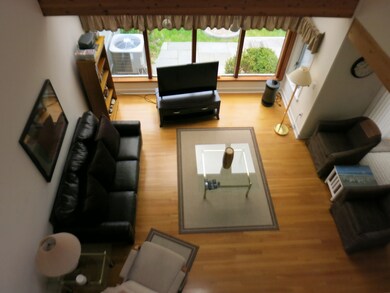 from second floor balcony