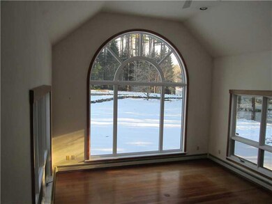 Sunroom. Sunken sunroom with cherry...