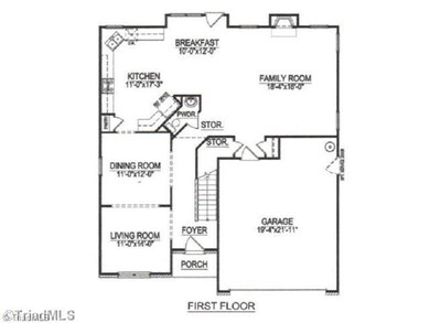 1st Floor Plan.
