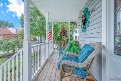 Balcony featuring a porch