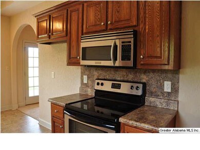 Stainless appliances including built-in microwave 