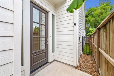 The home features a private and secure side main e