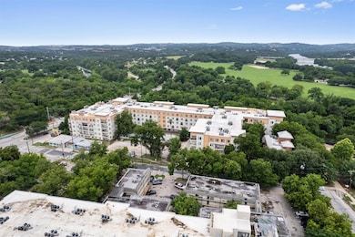 Aerial view of apartment complex