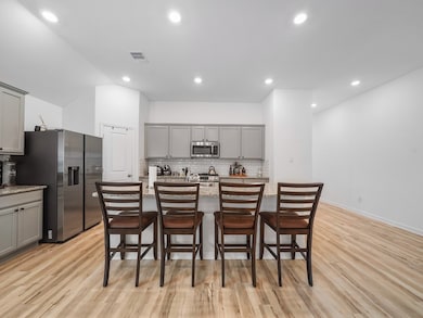 This kitchen is built for everyday living and ente