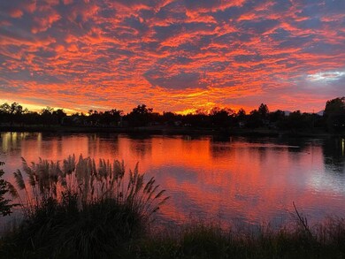 Sunset on the water