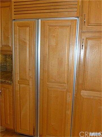 Subzero built in refrigerator