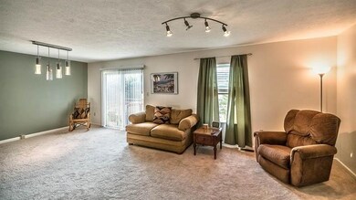 Living Room Dining Room Combo with Custom Lighting