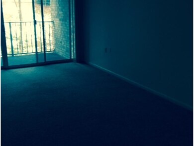 Living Room. Living room with sliding glass door t