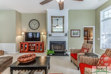 Fireplace in great-room.