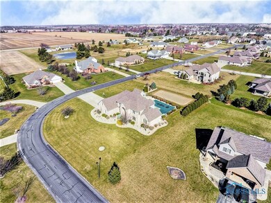 ARIAL VIEW WITH HOMES IN THE SUBDIVISION