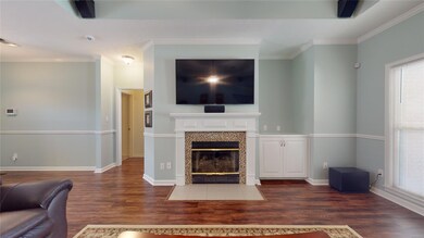 Den with Fireplace