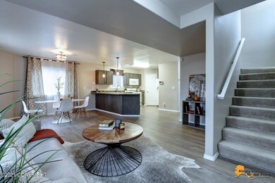 View towards the kitchen