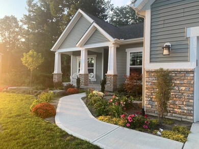 Front Porch and Sidewalk