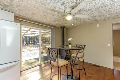 Breakfast Nook with Certified Woodstove