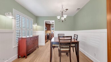 Dining Area Flowing into Kitchen