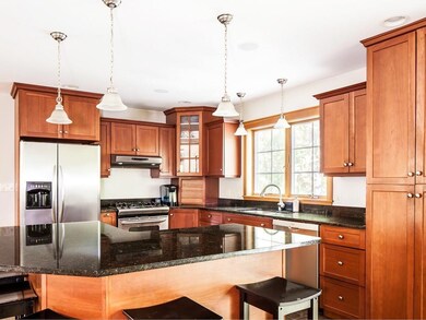 Spacious gourmet kitchen