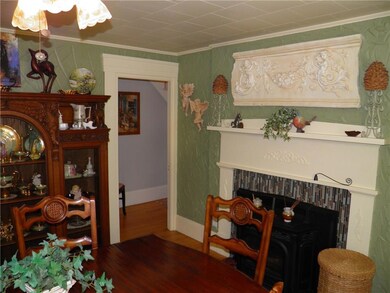 Fireplace in the Dining Room