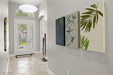 Front Foyer with 8FT High Front Entry Door with Cu