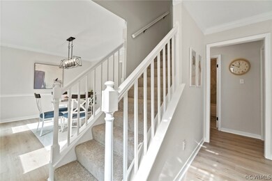 Stairs to second floor.
