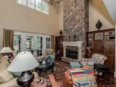 Two Story Great Room w/Stone Fireplace
