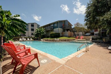 Travis Oaks amenities include a community pool, BBQ grills, and a fenced dog park.
