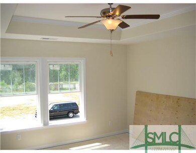Interior Space/Layout. Master bedroom area with tr