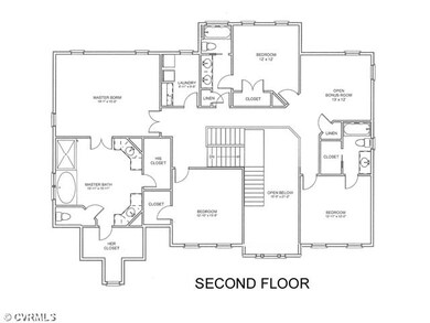 2nd Floor Plan - Room Dimensions are approximate.
