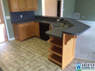DISHWASHER AND SINK BUILTIN TO BREAKFAST BAR