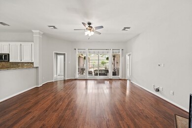 Relax next to the gas fireplace with views of the pool and laughter from the kithen.