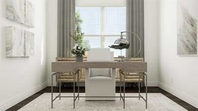 Office area featuring a healthy amount of sunlight