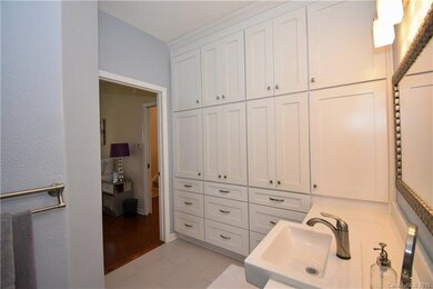 beautiful wall of custom cabinets