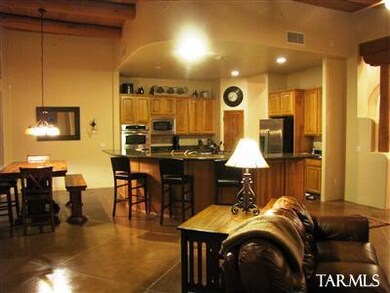 View from Great room into Kitchen