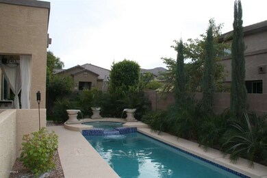 Backyard heated pool/spa