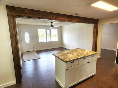 Large open family room