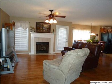 Living area with fireplace for those cold winter n