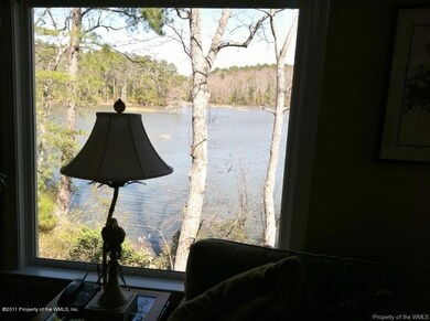 high tide view from family room