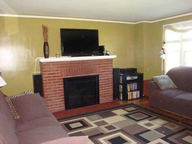 Living Room Gas fireplace makes this charming room