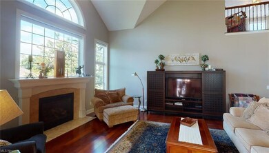 Great room with gas fireplace