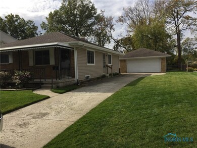 Front and garage