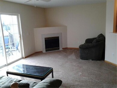 Beautiful living room complete with gas fireplace,