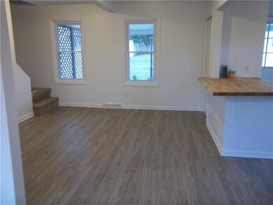 Dining area adjoining the kitchen.