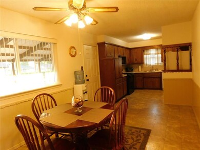 Dining room is large enough for a big family table