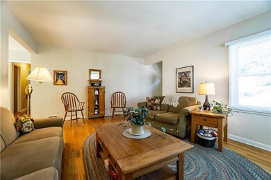 Living Room - front door at right-center