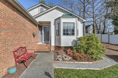 Sidewalk to private front entrance